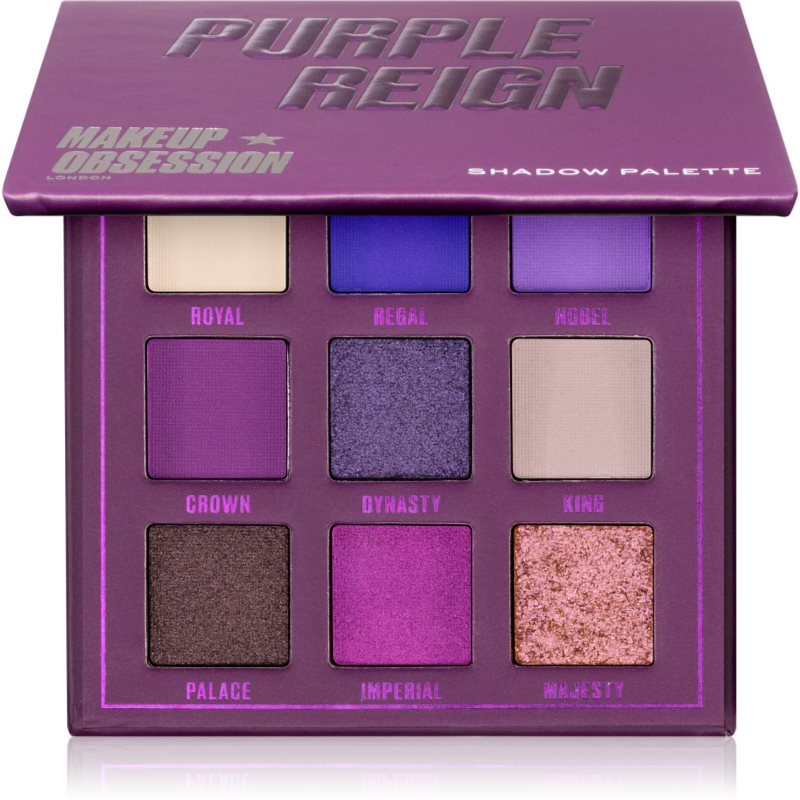 Makeup Obsession Mini Palette akių šešėlių paletė atspalvis Purple Reign 11,7 g