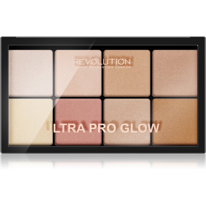 Makeup Revolution Ultra Pro Glow paleta rozjasňovačů 20 g