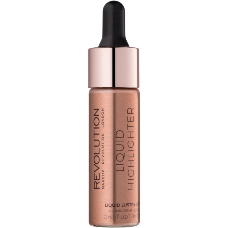 

Makeup Revolution Liquid Highlighter рідкий хайлайтер відтінок Liquid Lustre Gold