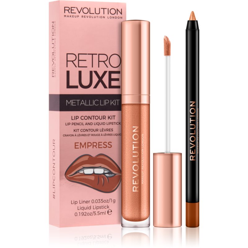

Makeup Revolution Retro Luxe набір для догляду за губами відтінок Empress