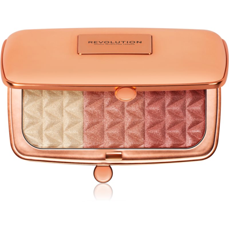 

Makeup Revolution Renaissance Illuminate палетка хайлайтерів відтінок Radiant In Rose