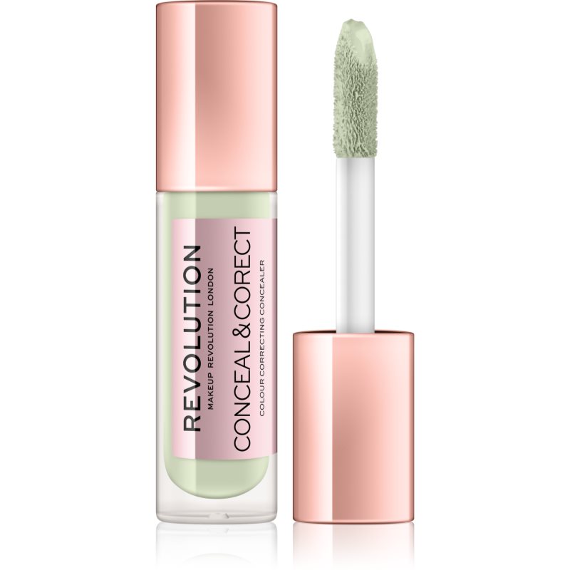 

Makeup Revolution Conceal & Correct рідкий коректор відтінок Green