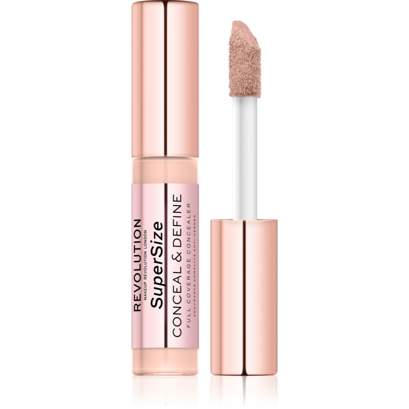 

Makeup Revolution Conceal & Define SuperSize рідкий коректор відтінок C0,5