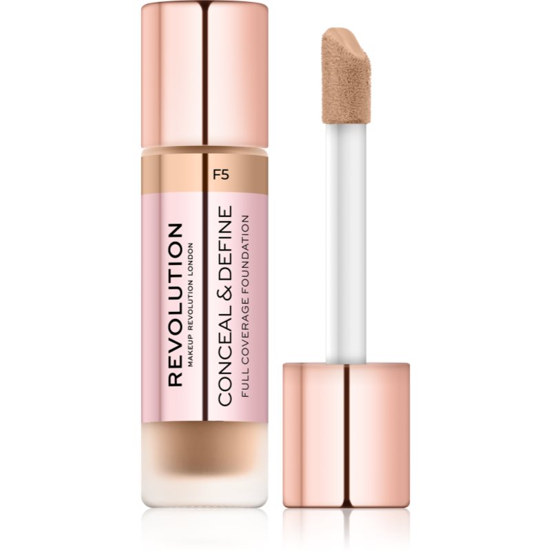 

Makeup Revolution Conceal & Define Тональний крем відтінок F5