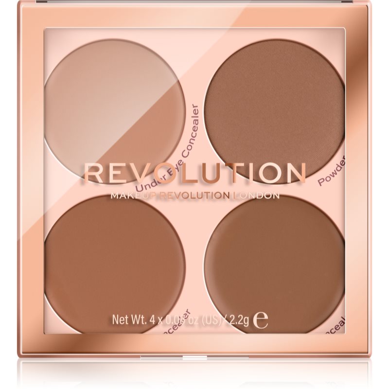 

Makeup Revolution Matte Base палетка коректорів відтінок C9 – C12