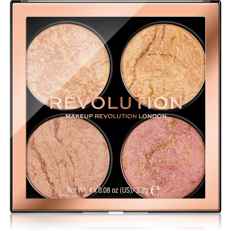 Makeup Revolution Cheek Kit палетка для обличчя відтінок Fresh Perspective 4 X 2.2 гр