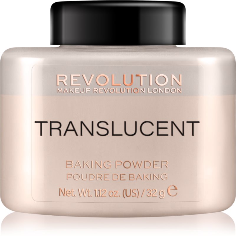 Makeup Revolution Baking Powder розсипчаста пудра відтінок Translucent 32 гр