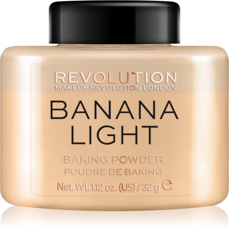 Makeup Revolution Baking Powder biri pudra atspalvis Banana Light 32 g