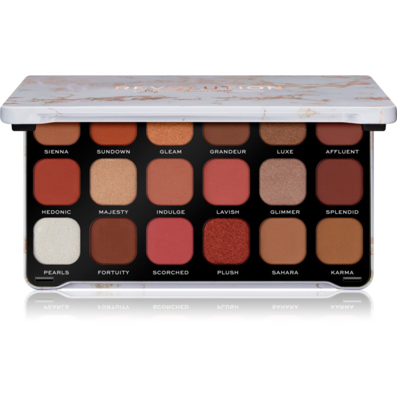 

Makeup Revolution Forever Flawless палітра тіней відтінок Decadent