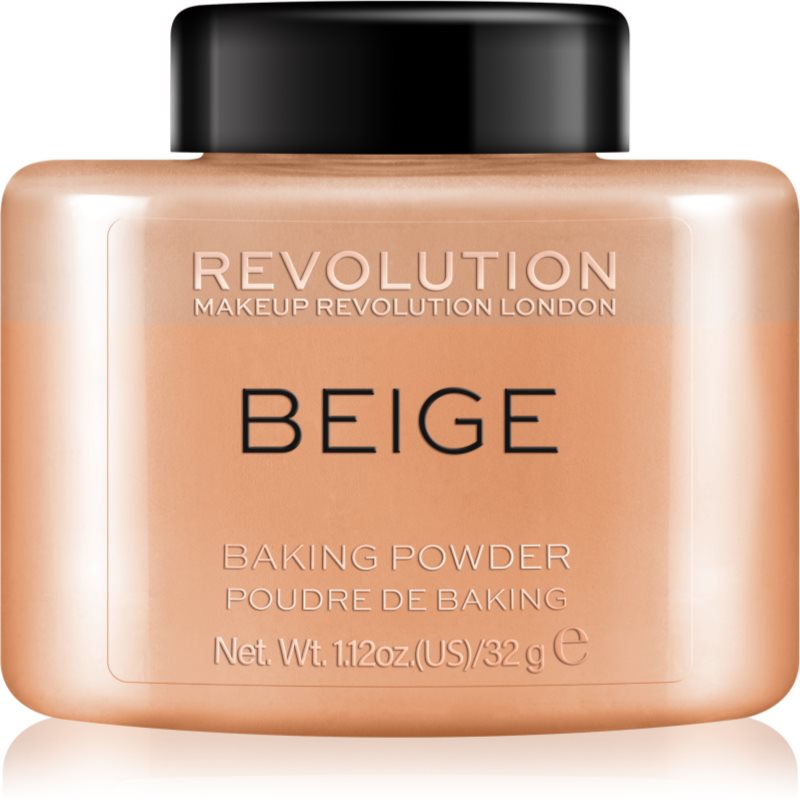 Makeup Revolution Baking Powder розсипчаста пудра відтінок Beige 32 гр