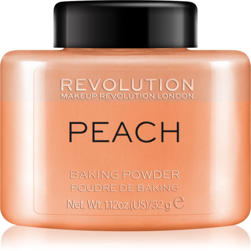Makeup Revolution Baking Powder cipria in polvere colore Peach 32 g