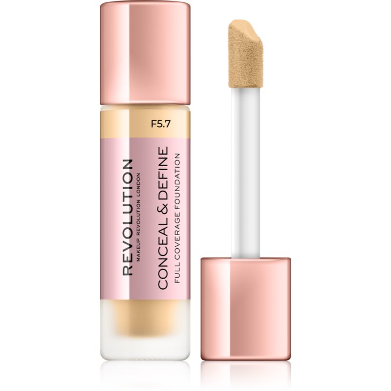 

Makeup Revolution Conceal & Define Тональний крем відтінок F5.7