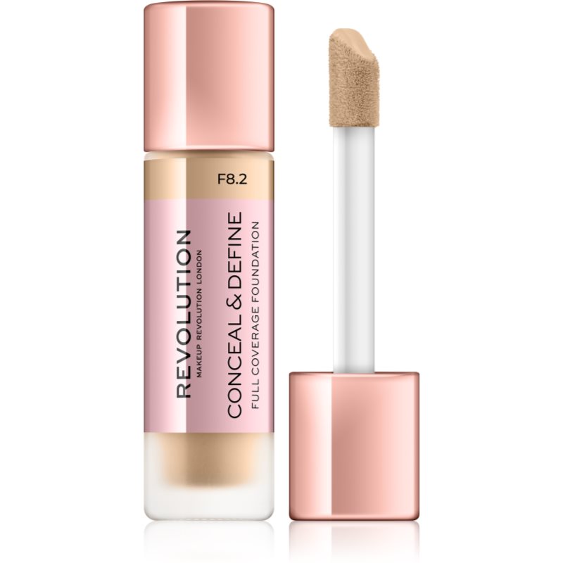 

Makeup Revolution Conceal & Define Тональний крем відтінок F8.2