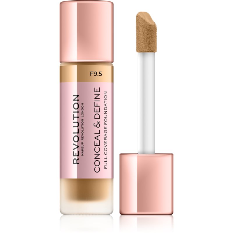 

Makeup Revolution Conceal & Define Тональний крем відтінок F9.5