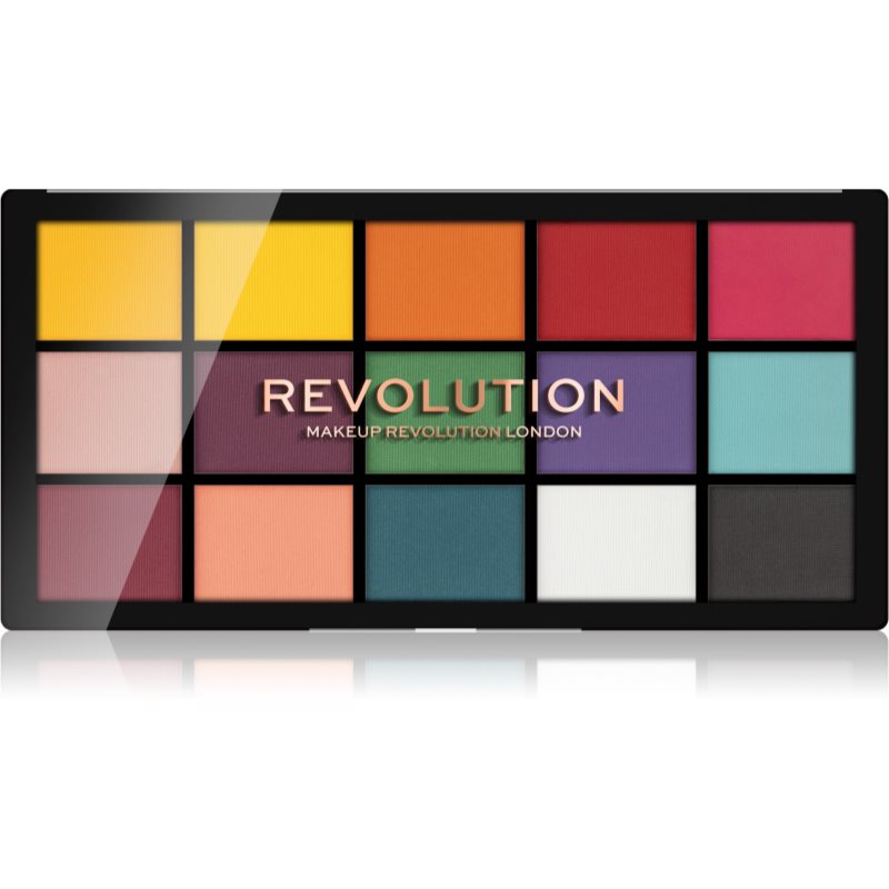 E-shop Makeup Revolution Reloaded paleta očních stínů odstín Marvellous Mattes 15x1,1 g