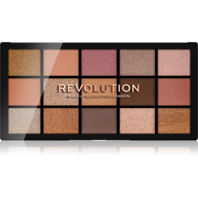 E-shop Makeup Revolution Reloaded paleta očních stínů odstín Fundamental 15x1,1 g