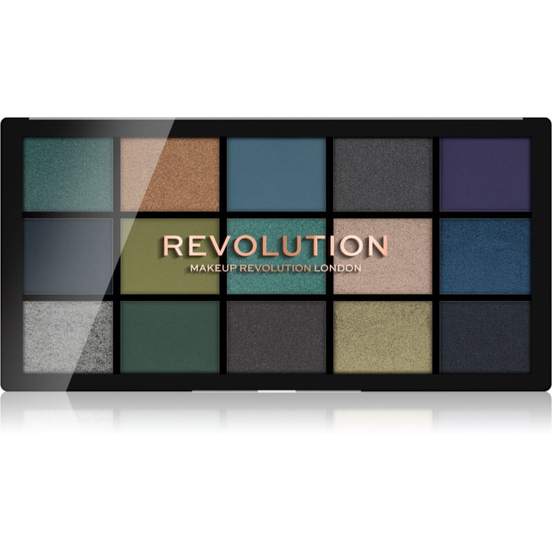Makeup Revolution Reloaded палітра тіней відтінок Deep Dive 15x1,1 гр