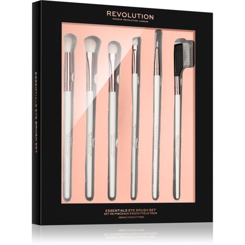 

Makeup Revolution Essentials eye brush set набір щіточок для макіяжу (для очей) для жінок