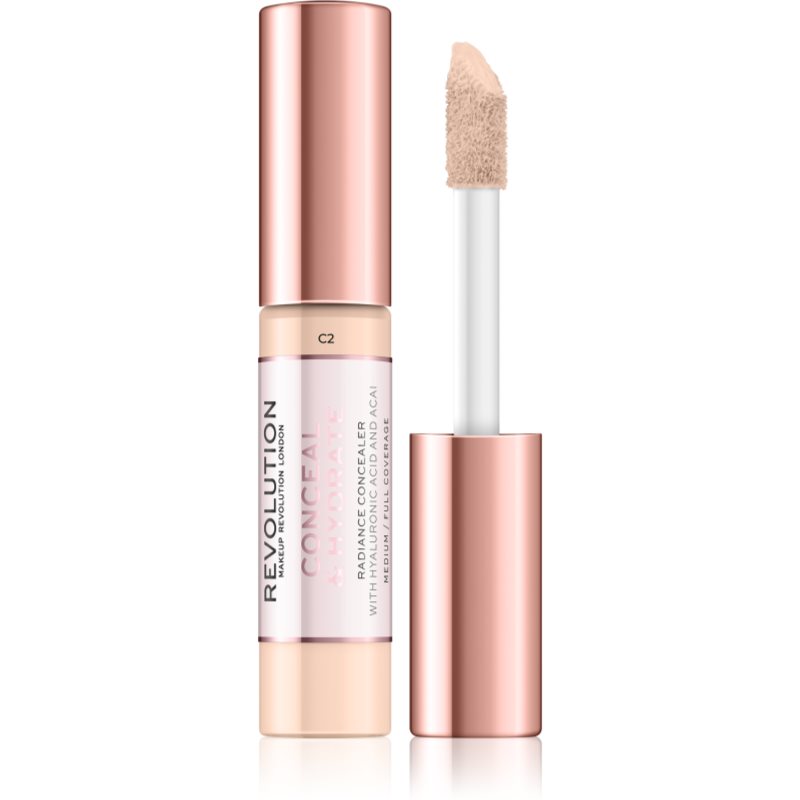 Makeup Revolution Conceal & Hydrate Hydrating Concealer Shade C2 13 g
