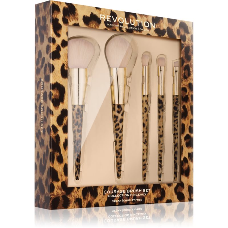 

Makeup Revolution Wild Animal набір щіточок для макіяжу Courage