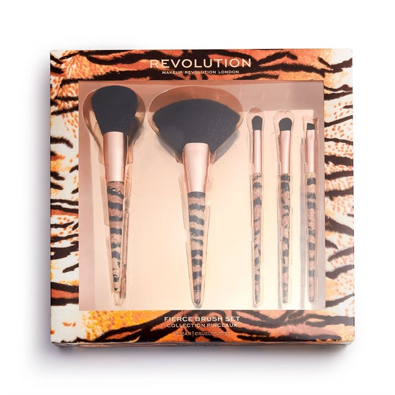 

Makeup Revolution Fierce Brush Set набір щіточок для макіяжу для жінок