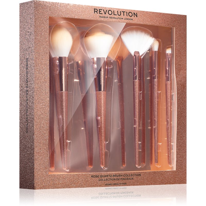

Makeup Revolution Precious Stone Rose Quartz набір щіточок для макіяжу (для обличчя )