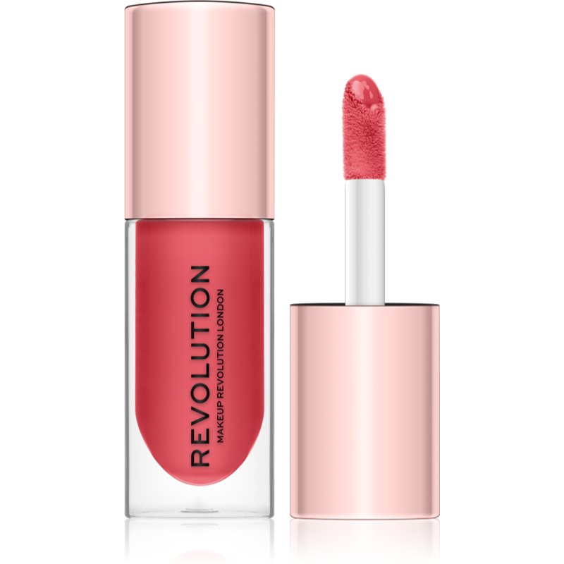 Makeup Revolution Pout Bomb блиск для губ для збільшення об'єму з блиском відтінок Peachy 4.6 мл