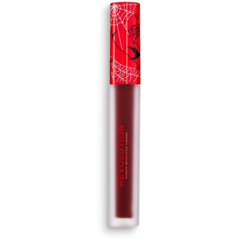 

Makeup Revolution Halloween Vinyl Liquid Lip стійка рідка помада з блиском відтінок Scream