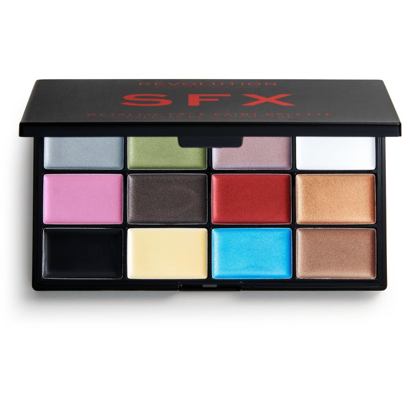 

Makeup Revolution Halloween Face Paint Palette палетка для макіяжу обличчя з блискітками