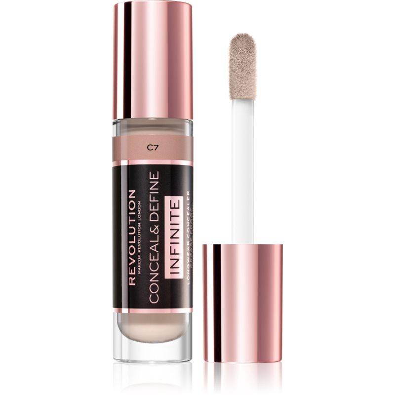

Makeup Revolution Infinite коректор для зменшення недоліків шкіри велика упаковка відтінок C7