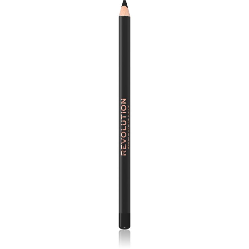 Makeup Revolution Kohl Eyeliner kajal svinčnik za oči odtenek Black 1.3 g
