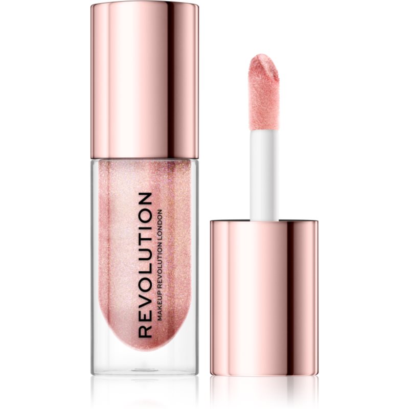 Makeup Revolution Shimmer Bomb блиск для губ з блискітками відтінок Glimmer 4.6 мл