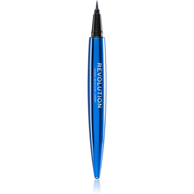 Makeup Revolution Renaissance Flick Liquid Eyeliner Pen Blue 0.8 G