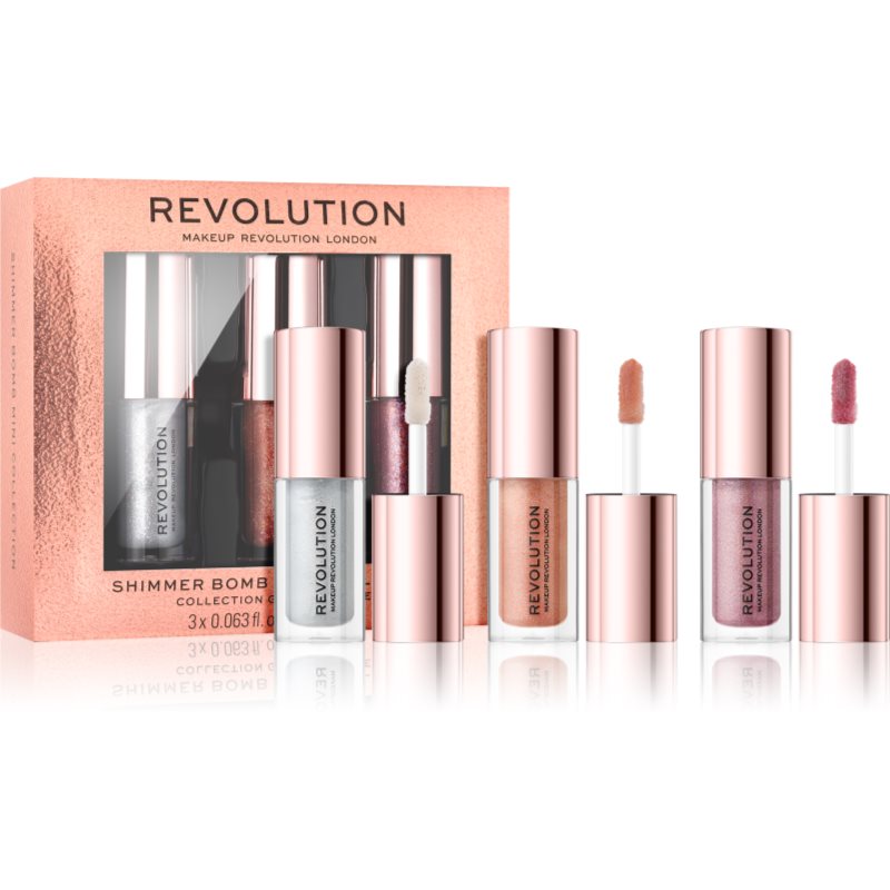 

Makeup Revolution Shimmer Bomb набір блисків для губ