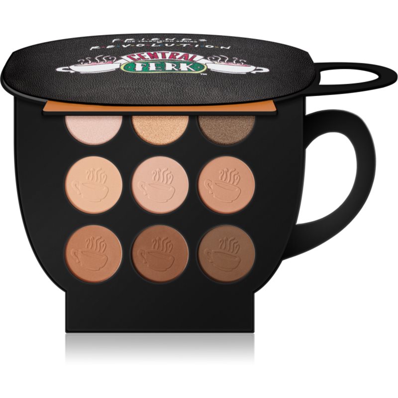 

Makeup Revolution X Friends Grab A Cup палетка для обличчя відтінок Light to Medium