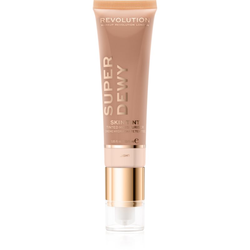

Makeup Revolution Superdewy тонуючий зволожуючий крем для шкіри обличчя відтінок Light