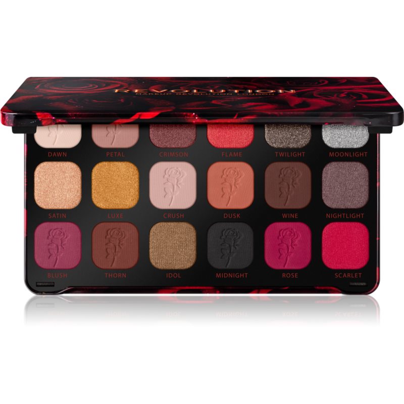 

Makeup Revolution Forever Flawless палітра тіней відтінок Midnight Rose