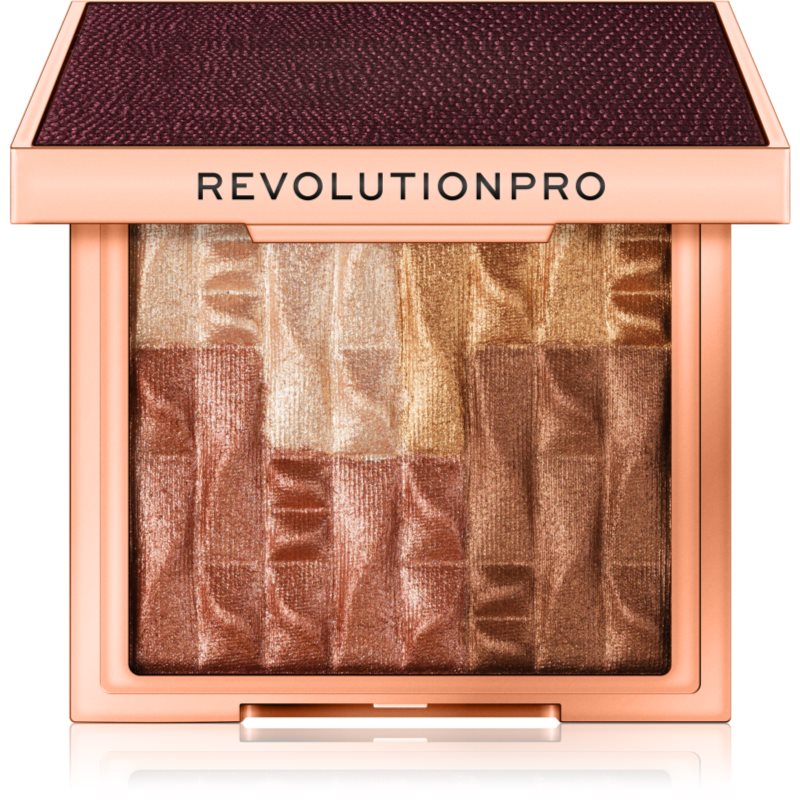 E-shop Revolution PRO Goddess Glow rozjasňující a bronzující paletka odstín Brick Sublime 8 g