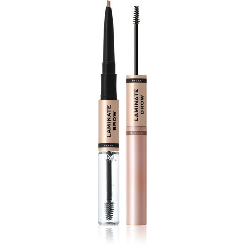 

Makeup Revolution Laminate Brow олівець та гель для брів відтінок Granite