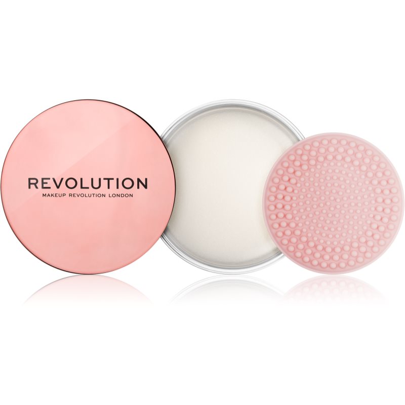 Makeup Revolution Create płyn do czyszczenia pędzli ze szczotką 60 g