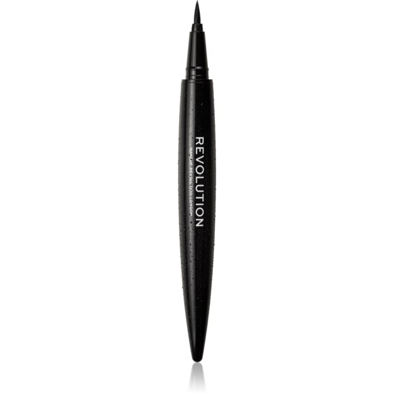 

Makeup Revolution Renaissance Flick рідка підводка для очей водостійка відтінок Black