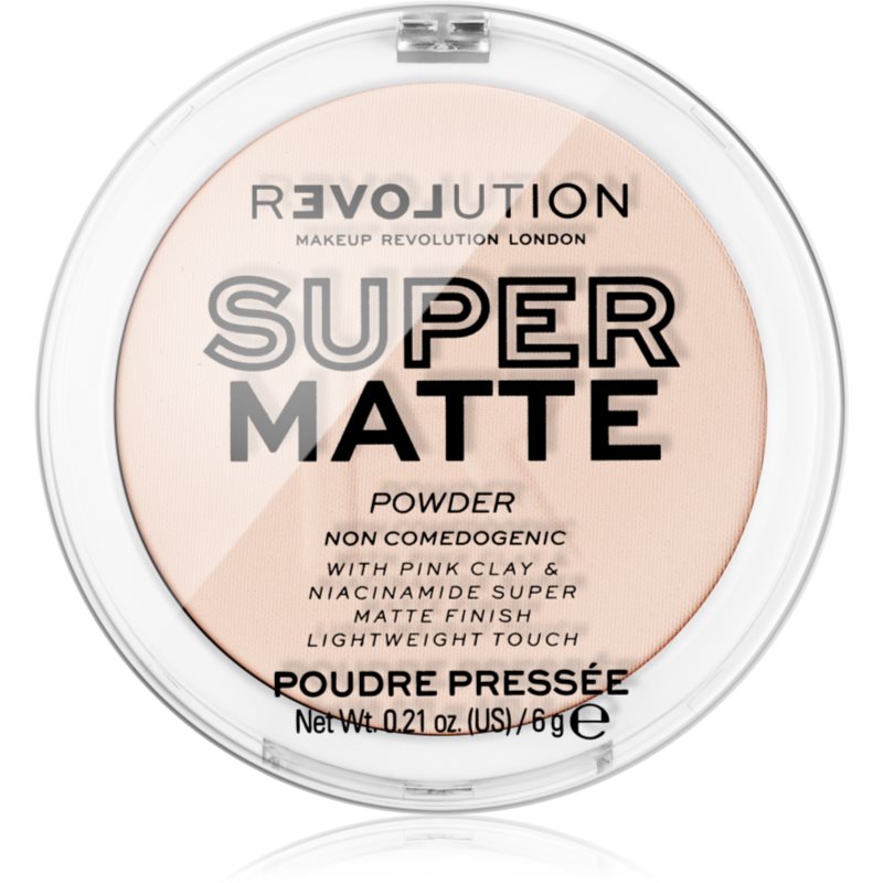 Revolution Relove Super Matte Powder mattifying powder shade Translucent 6 g
