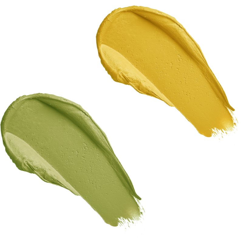 Makeup Revolution Colour Correcting олівець-коректор для вирівнювання тону шкіри відтінок Yellow & Green 2x4,3 гр