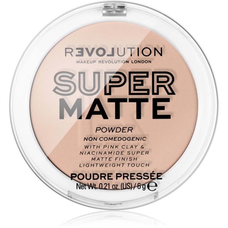 Revolution Relove Super Matte Powder mattierendes Puder Farbton Vanilla 6 g