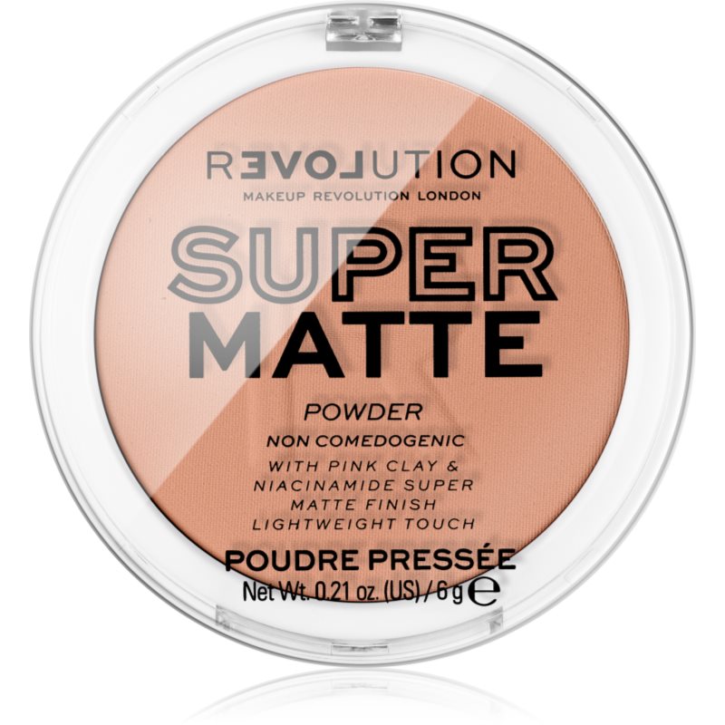 

Revolution Relove Super Matte матуюча пудра відтінок Warm Beige