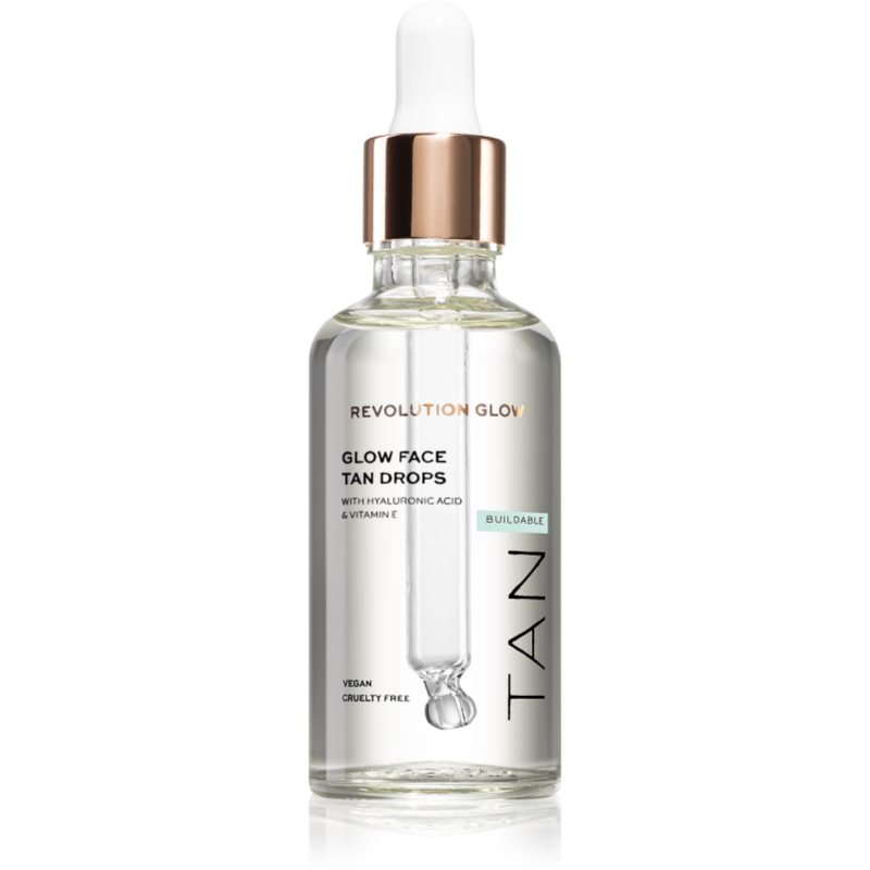 

Makeup Revolution Glow Tan концентрат автозасмага для шкіри обличчя