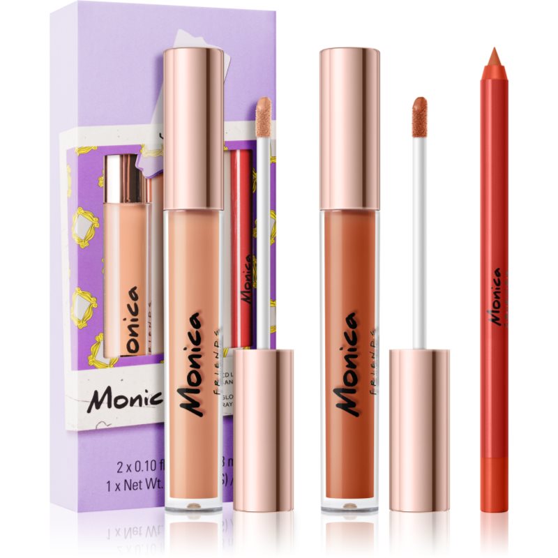 

Makeup Revolution X Friends набір для догляду за губами Monica відтінок