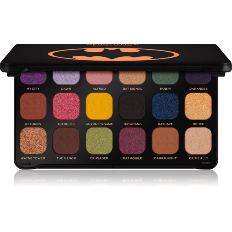 

Makeup Revolution DC Collection X Batman™ палітра тіней відтінок This City Needs Me