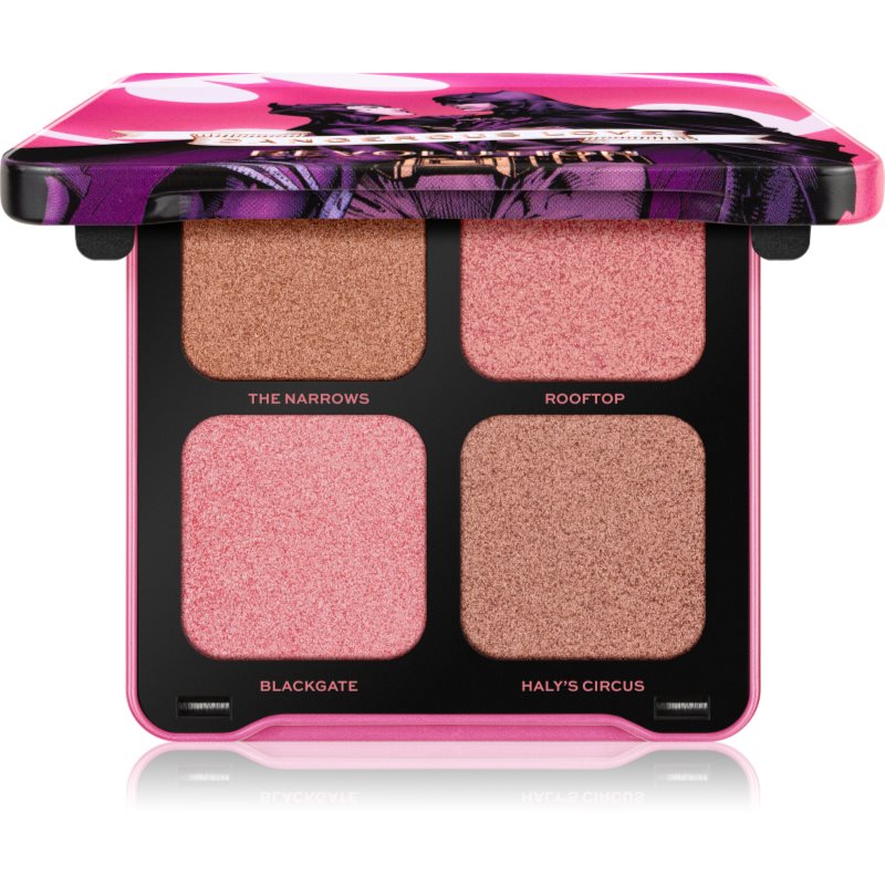 

Makeup Revolution DC Collection Dangerous Love палетка хайлайтерів