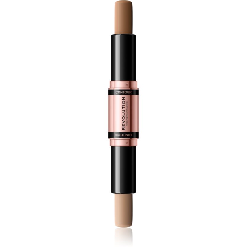 Makeup Revolution Fast Base dual-ended contouring stick shade Light 2x4,3 g
